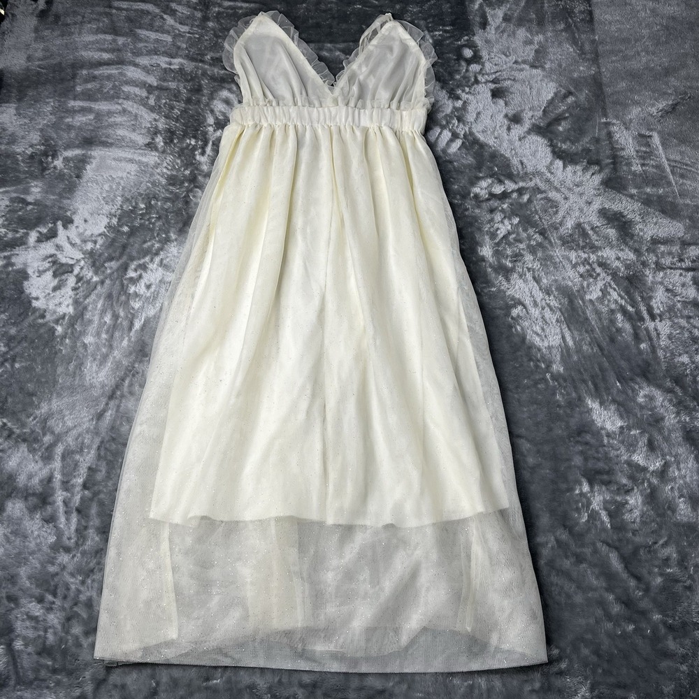 Sanity Dress Women Size Medium Romantic Lace Sweetheart Neckline Ethereal